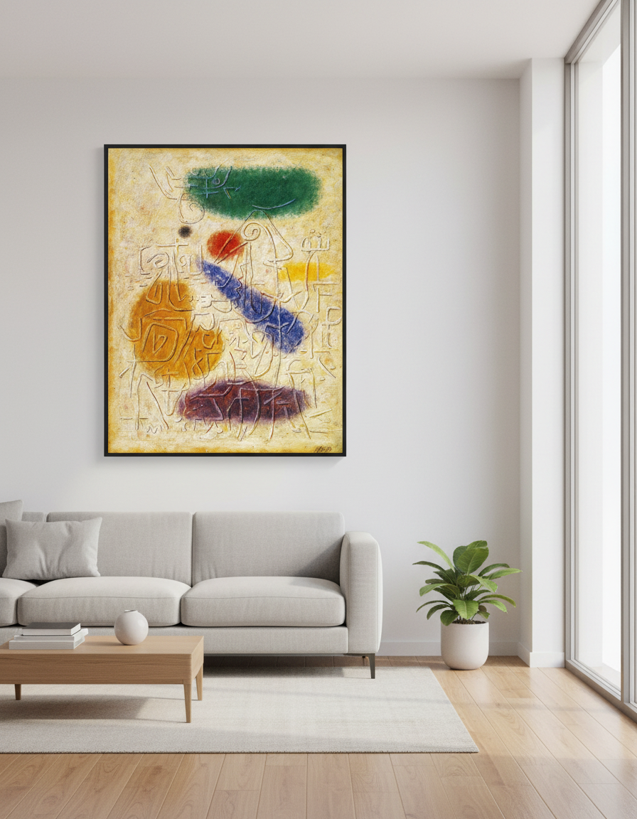 Baumeister, Willi - Temple Wall - Tirage d'art