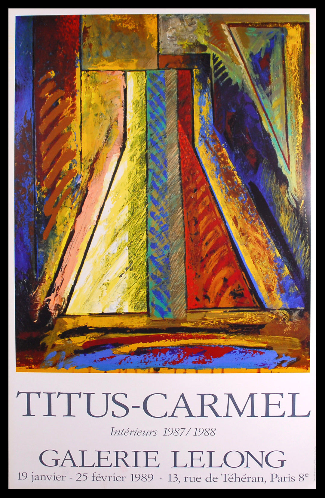 Titus-Carmel, Gerad - Composition - Affiche d'exposition (1989)