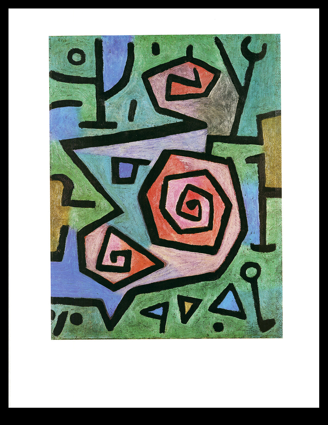 Klee, Paul - Heroische Rosen - Kunstdruck