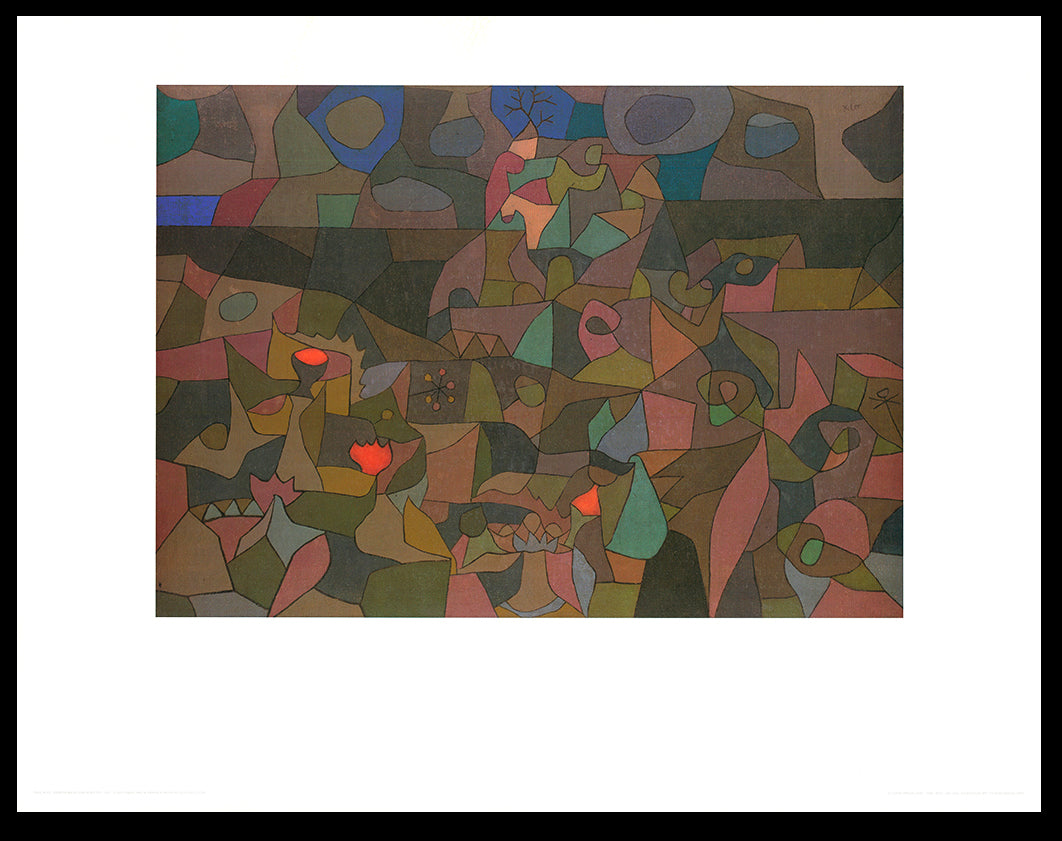 Klee, Paul - Garden after the Storm - after the original from 1921 - art print