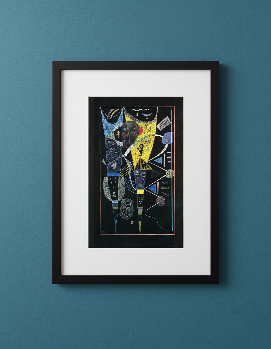 Kandinsky, Vassily - La Tension Double - Tirage d'art