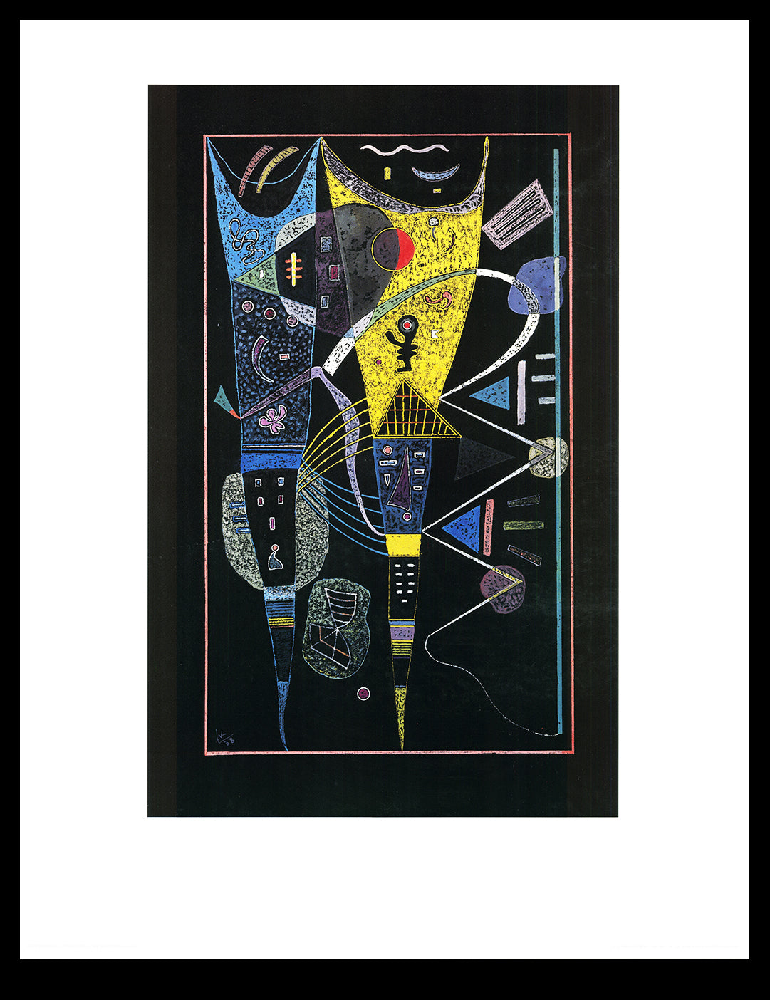 Kandinsky, Vassily - La Tension Double - Tirage d'art