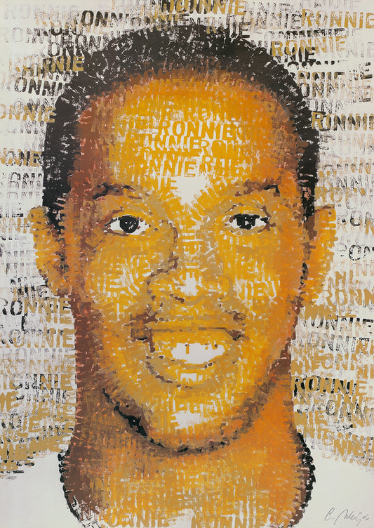 Britz, Chris - Ronnie (Ronaldinho) - handsigniert - Offsetlithografie