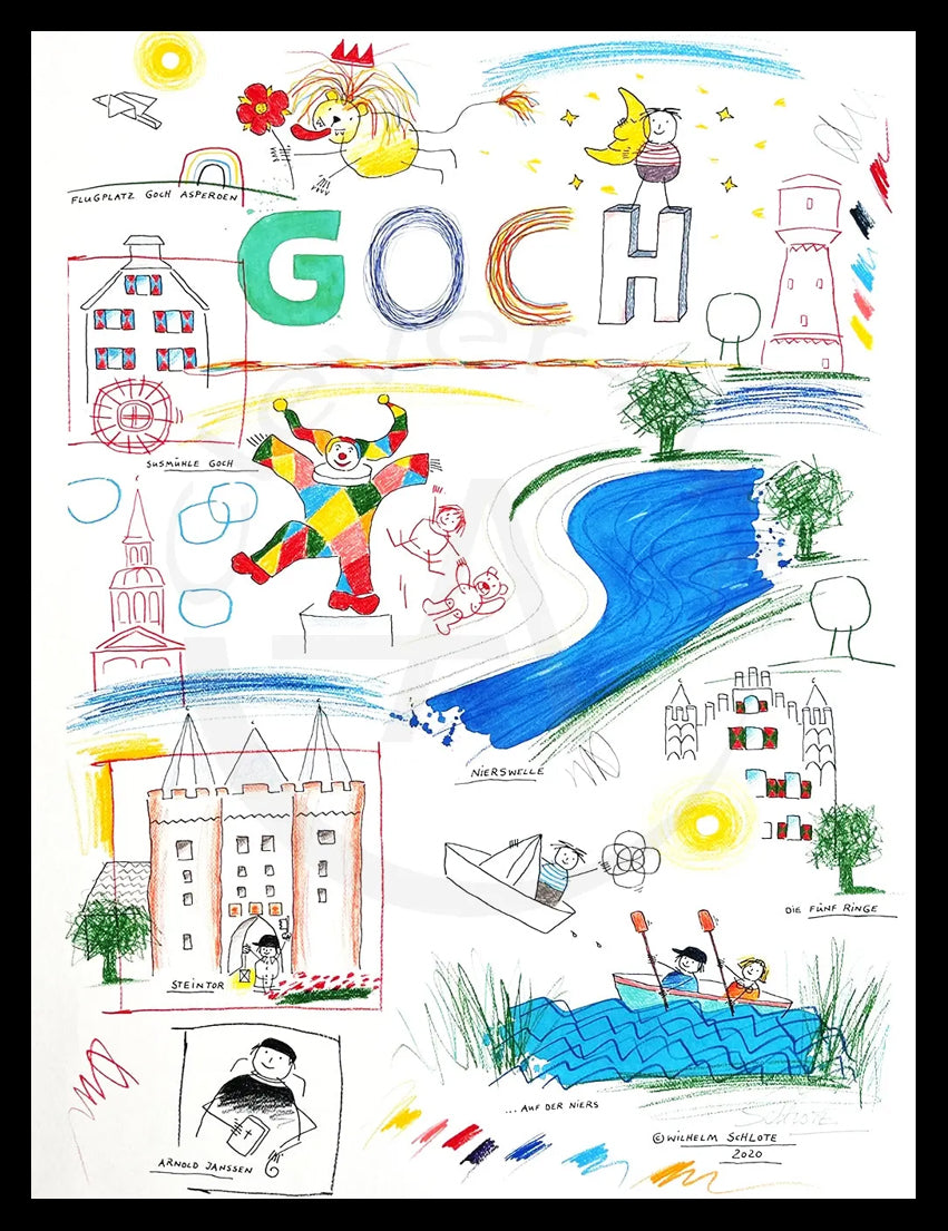 Schlote, Wilhelm - Goch - hand signed - Giclee