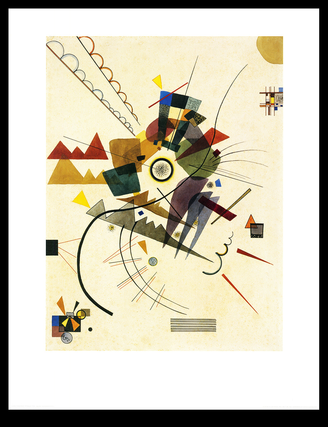 Kandinsky, Vassily - Tout autour - Tirage d'art