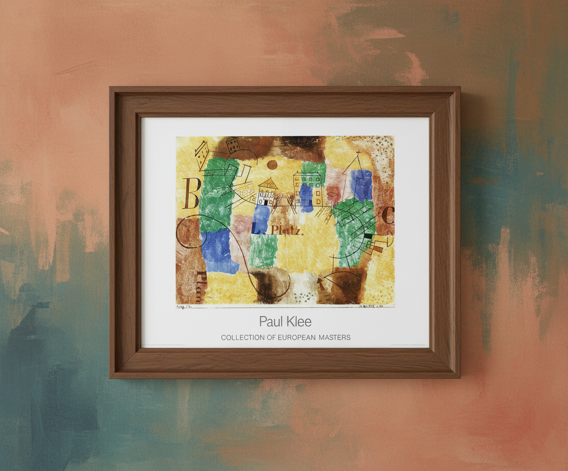 Klee, Paul - Der L-Platz im Bau - Collection of European Masters