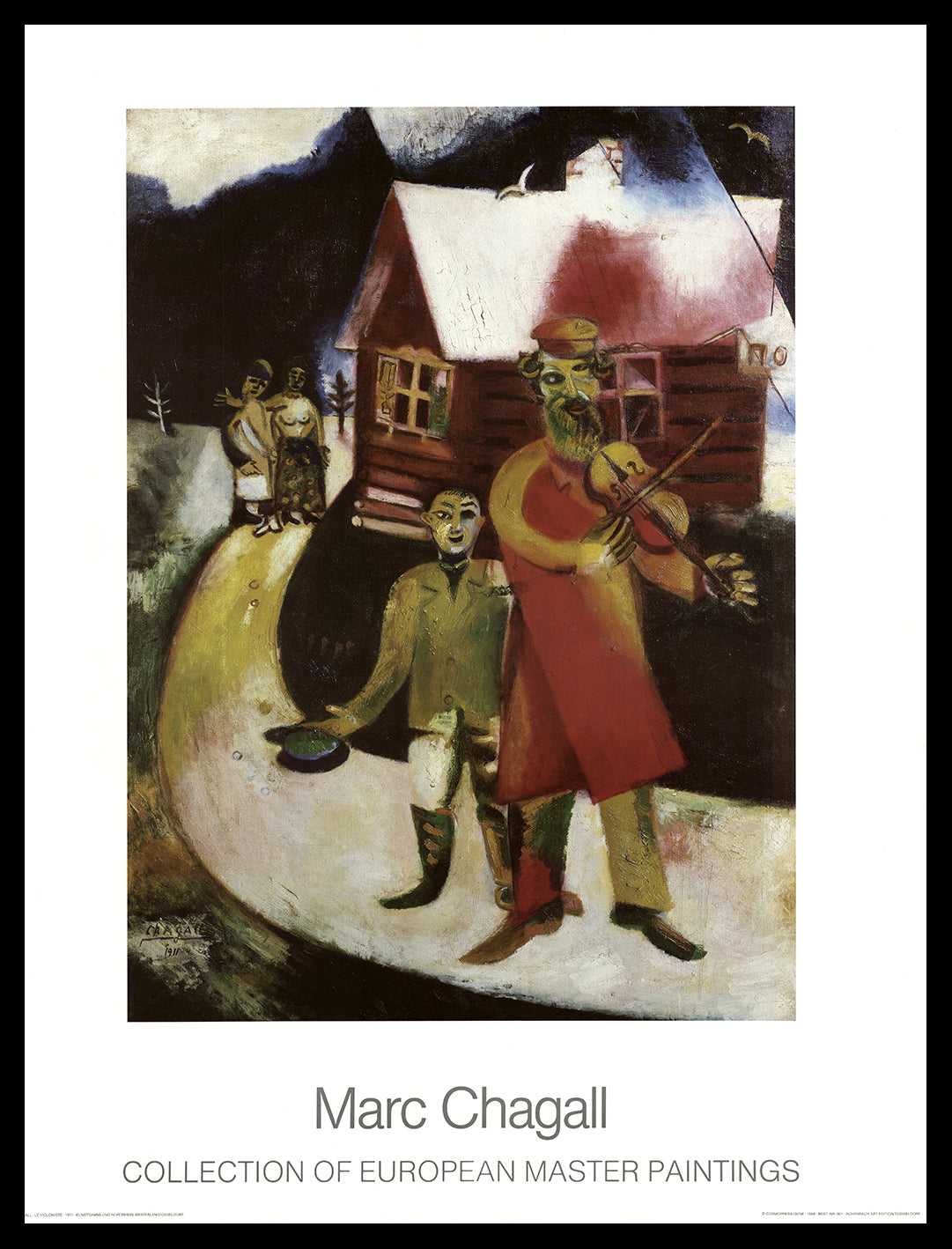 Chagall, Marc - Le Violoniste - Collection of European Master Paintings
