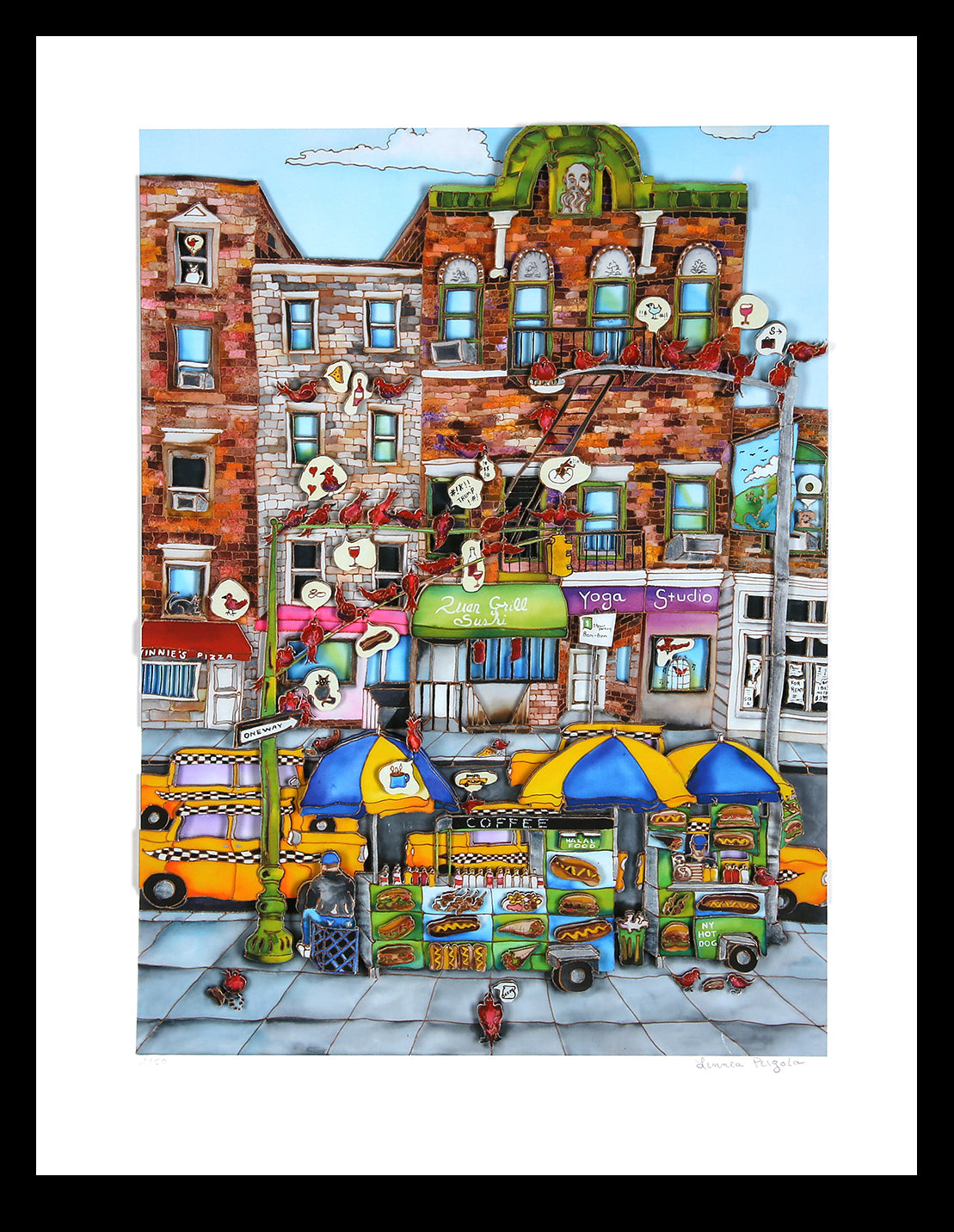 Pergola, Linnea - Food Carts, 2019 - Giclée/Hahnemühle - signé à la main