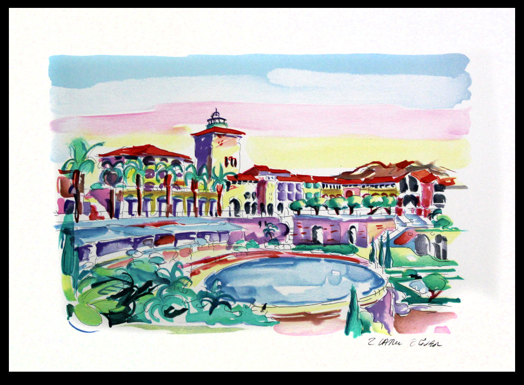 Oliver, Zladku - Monaco - Lithographie en couleurs - Signée à la main
