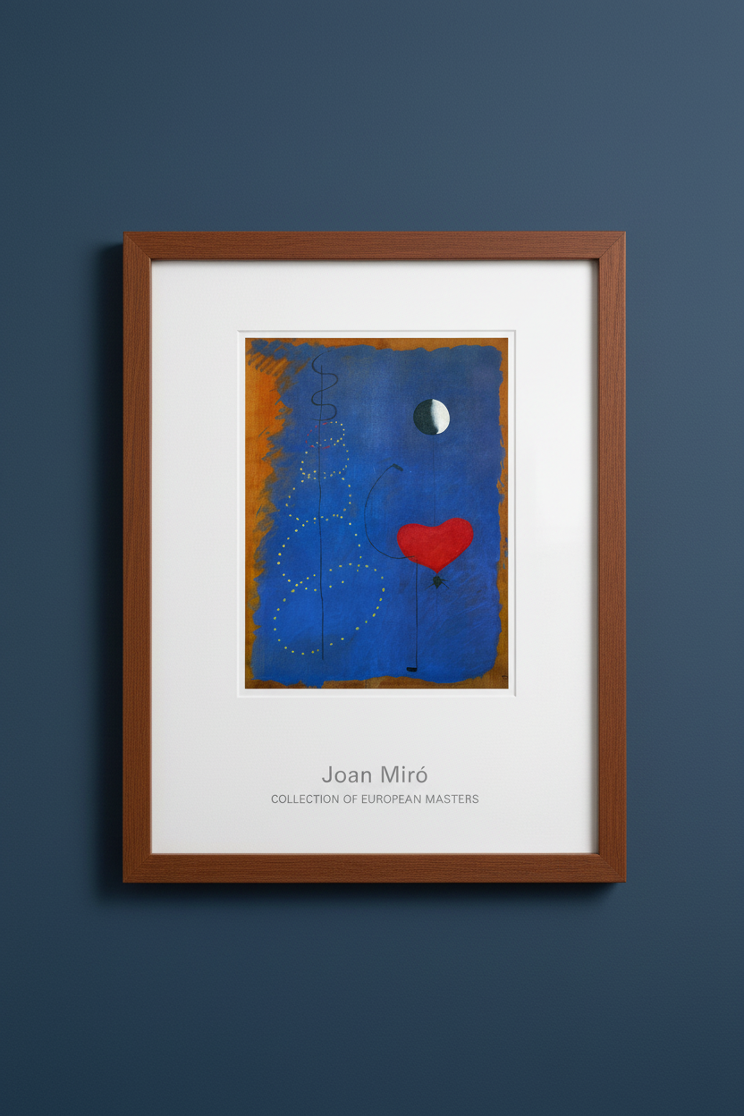 Miró, Joan - La Danseuse - Collection of European Masters - Kunstdruck