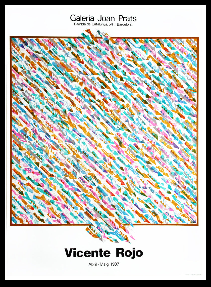 Rojo, Vincente - Joan Prats, 1987 - affiche d'exposition