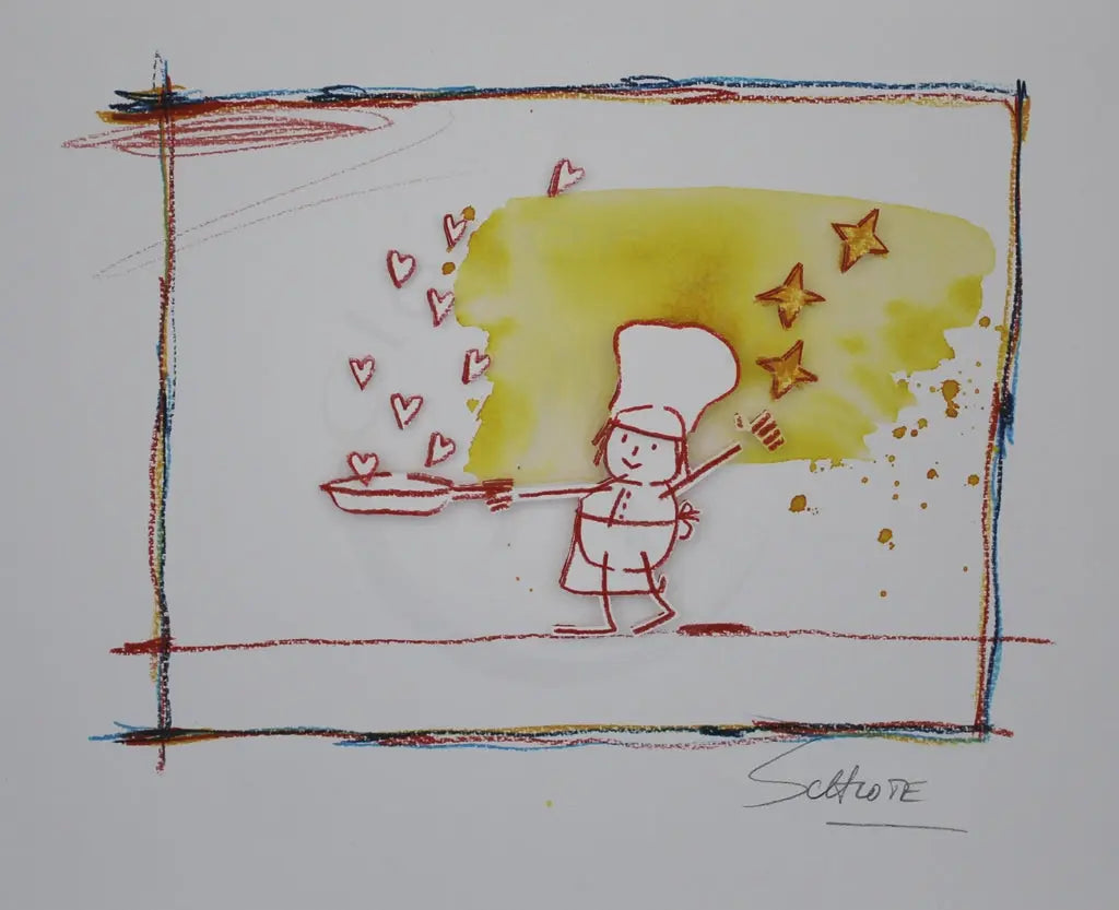 Schlote, Wilhelm - Cooked with love - 3D-Konstruktion - handsigniert Clever Art
