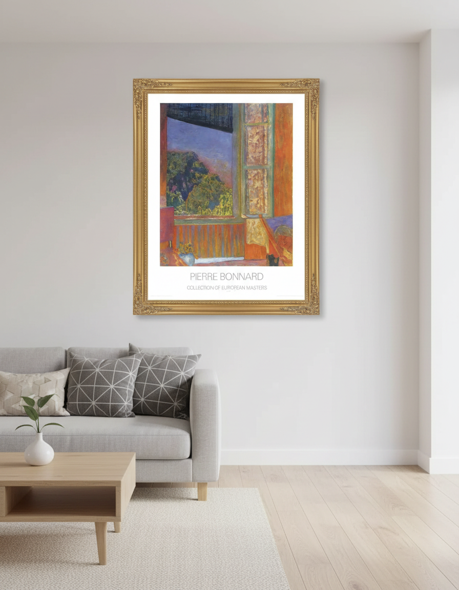 Bonnard, Pierre - La Fenetre - tirage d'art - avec lettrage
