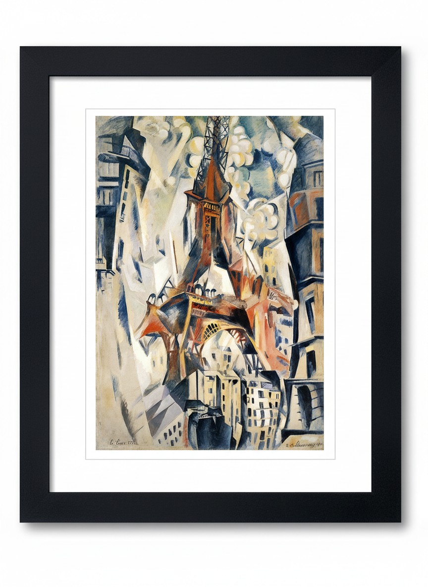 Delaunay, Robert - La Tour Eiffel - Collection de Maîtres Européens - Estampe