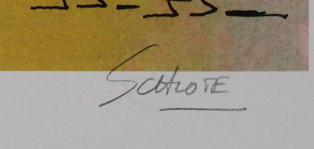 Schlote, Wilhelm - handsigniert - Giclee Clever Art