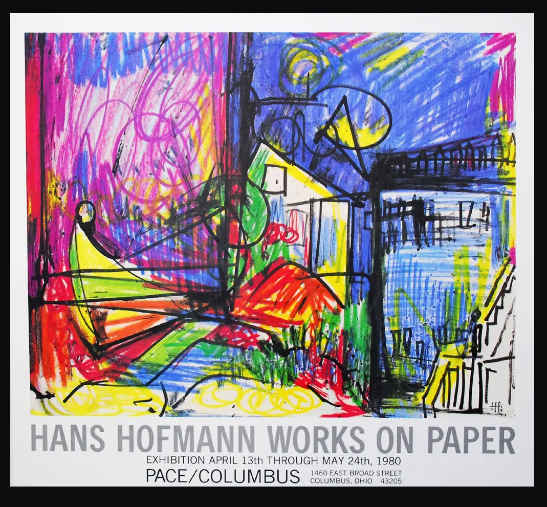 Hofmann, Hans - Hans Hofmann Works On Paper, 1980 - lithographie offset couleur