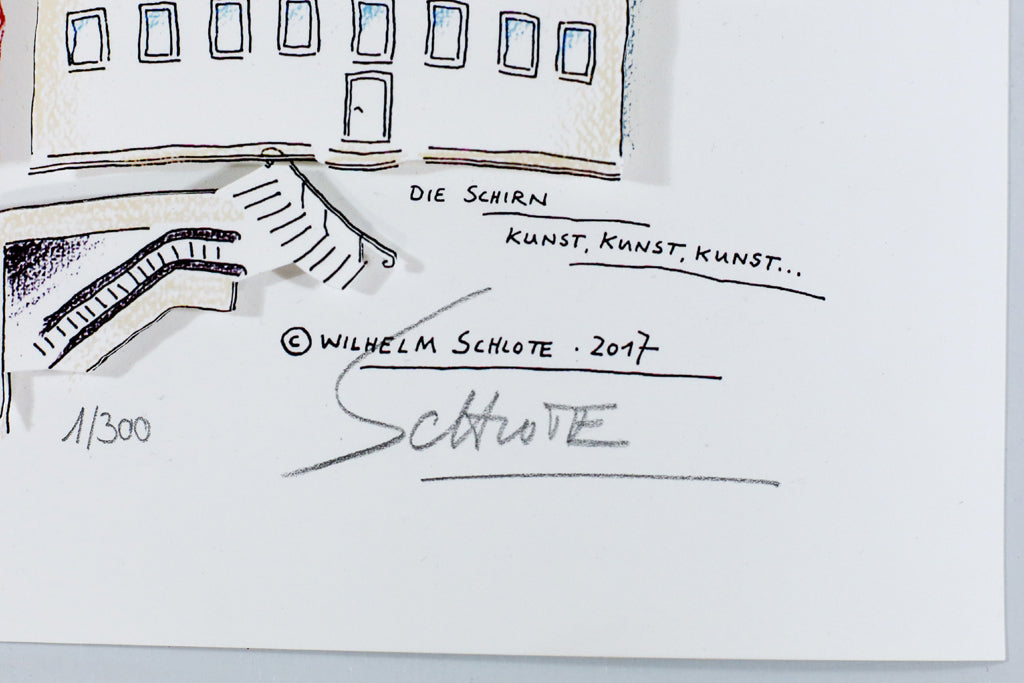 Schlote, Wilhelm - Frankfurt - Deluxe - 3D-Konstruktion - handsigniert und nummeriert