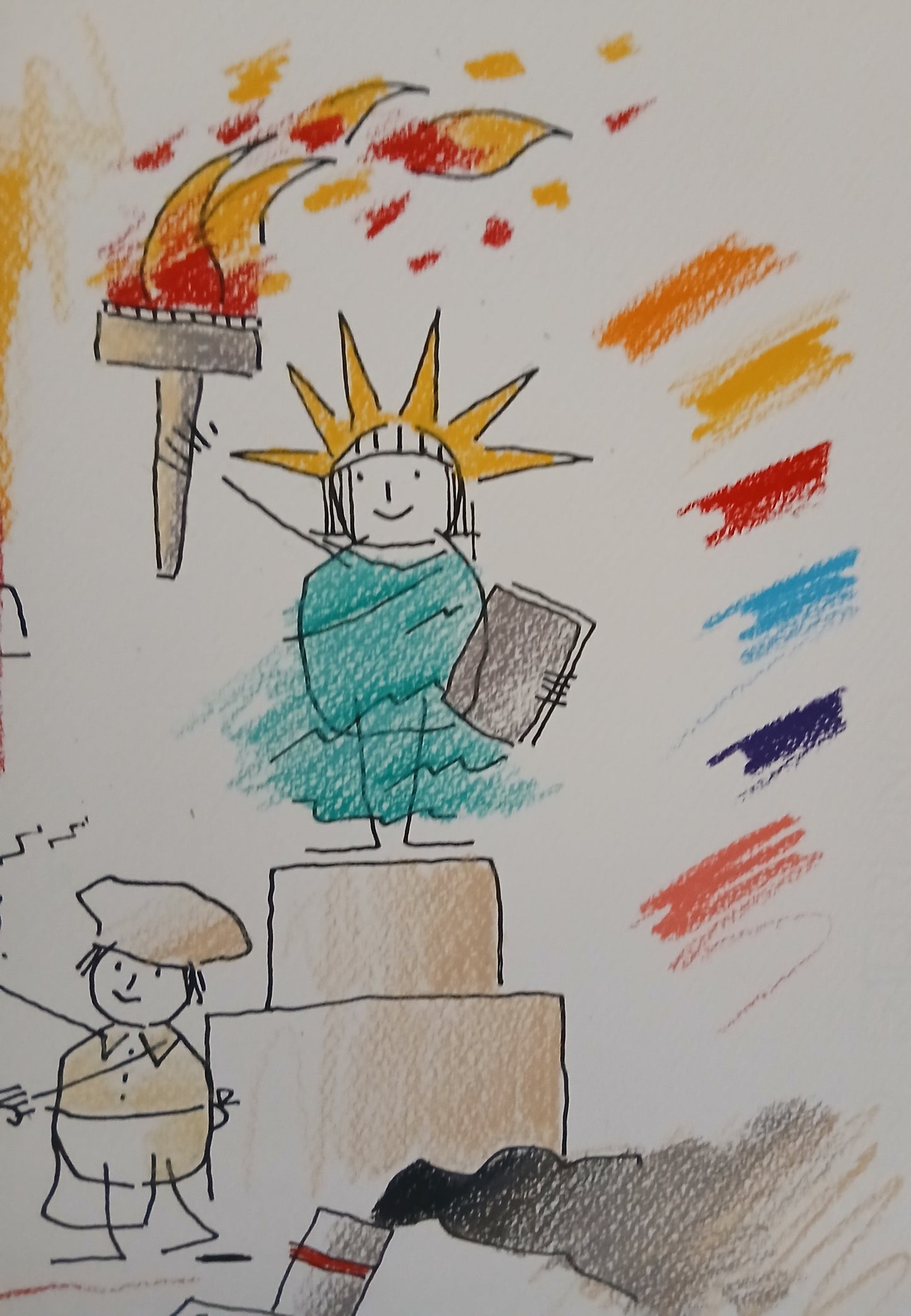 Schlote, Wilhelm - New York - Dessin original - signé UNIQUE