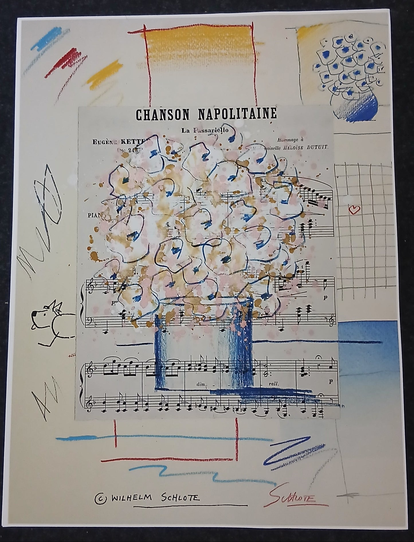 Schlote, Wilhelm - Chanson Napolitaine/1 - Giclée - handsigniert