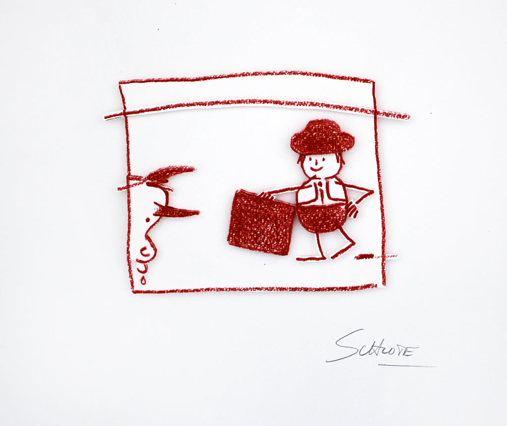 Schlote, Wilhelm - Torero - handsigniert - Giclee Clever Art