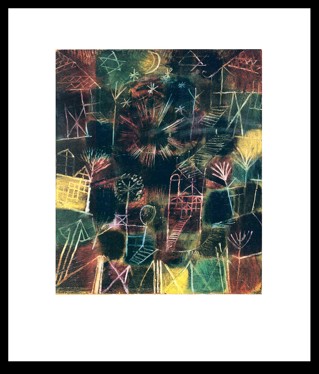 Klee, Paul - Composition cosmique - Tirage d'art