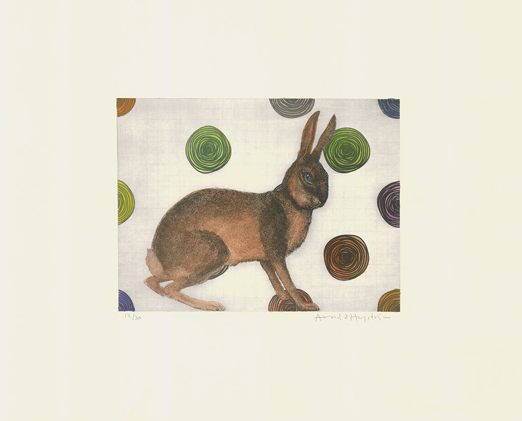 Hagström, Arnold - Rabbit - Farbradierung - handsigniert Clever Art