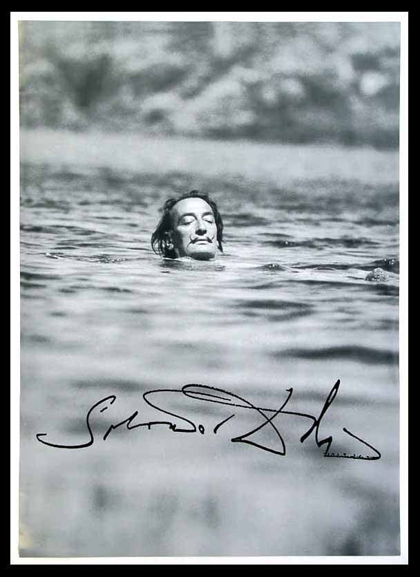 Dali, Salvador - schwimmender Dalí - Farboffset/Poster