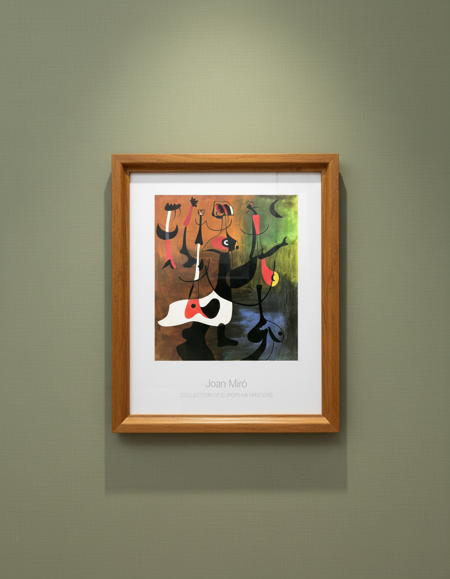 Miró, Joan - Personnages Rythmiques - Collection de maîtres européens - tirage d'art