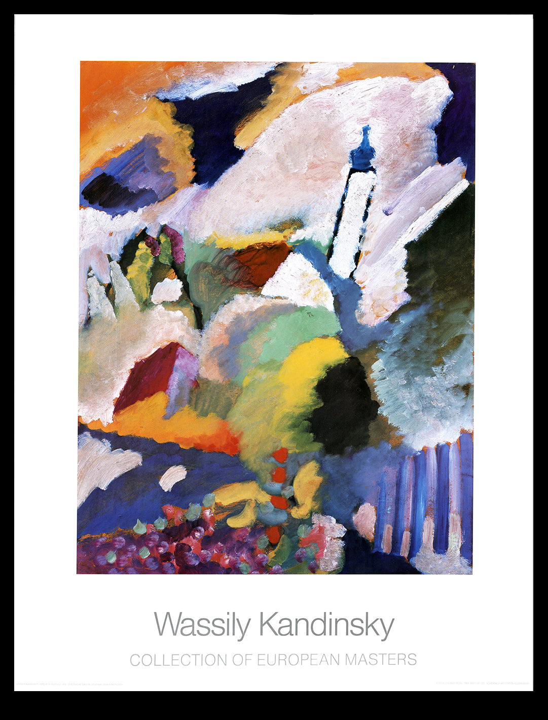 Kandinsky, Wassily - Église de Murnau - Collection de maîtres européens