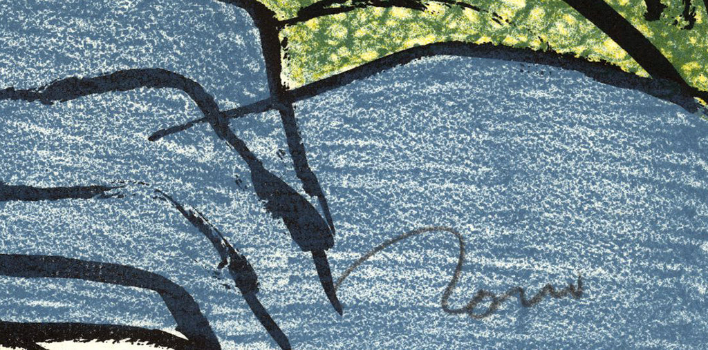 Zancanaro, Tono - Sélinonte - Lithographie couleur - signée à la main