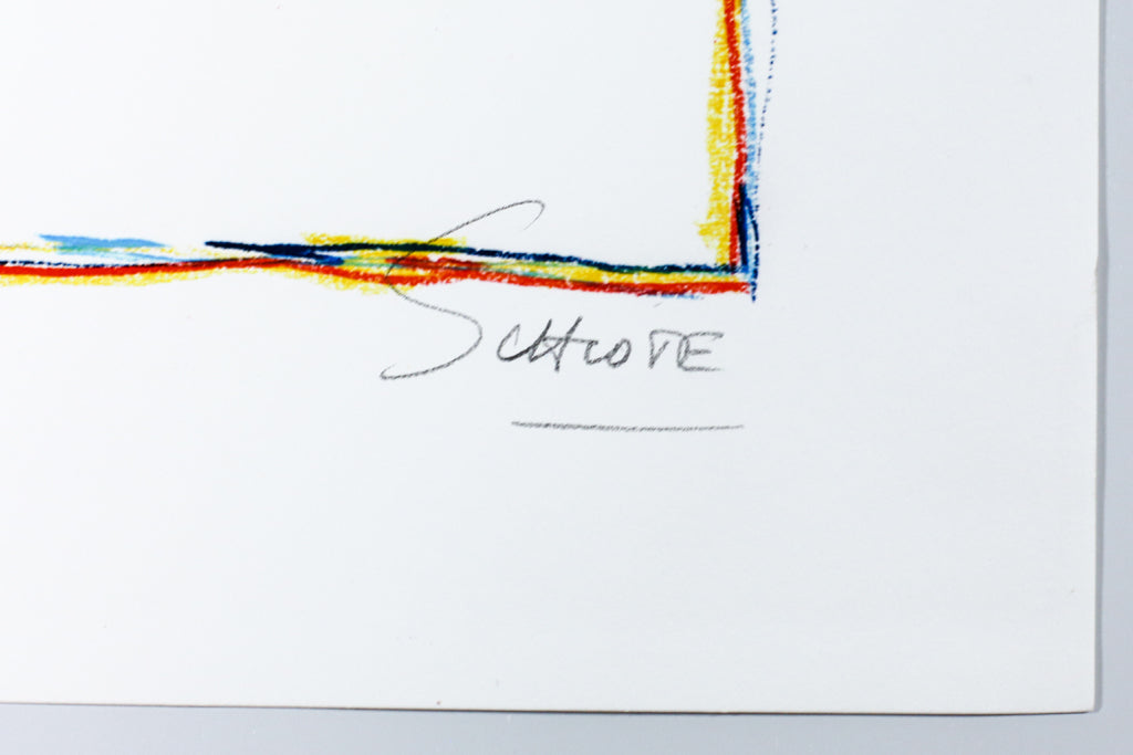 Schlote, Wilhelm - Rouge et noir - 3D-Konstruktion - handsigniert Clever Art