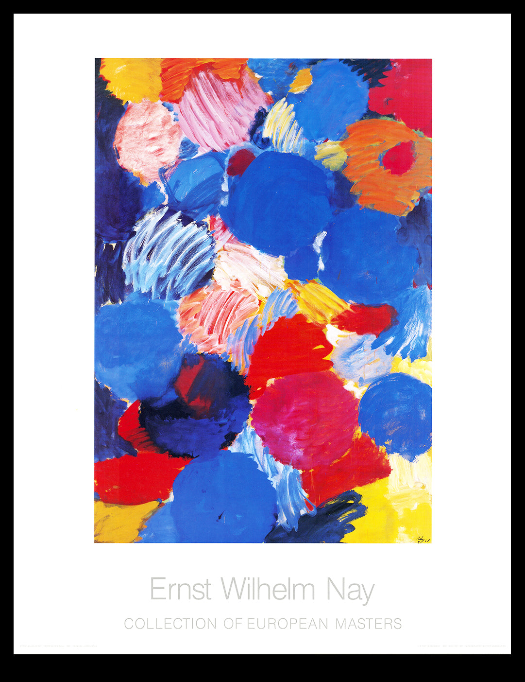 Nay, Ernst Wilhelm - Ekstatisches Blau - Collection of European Masters