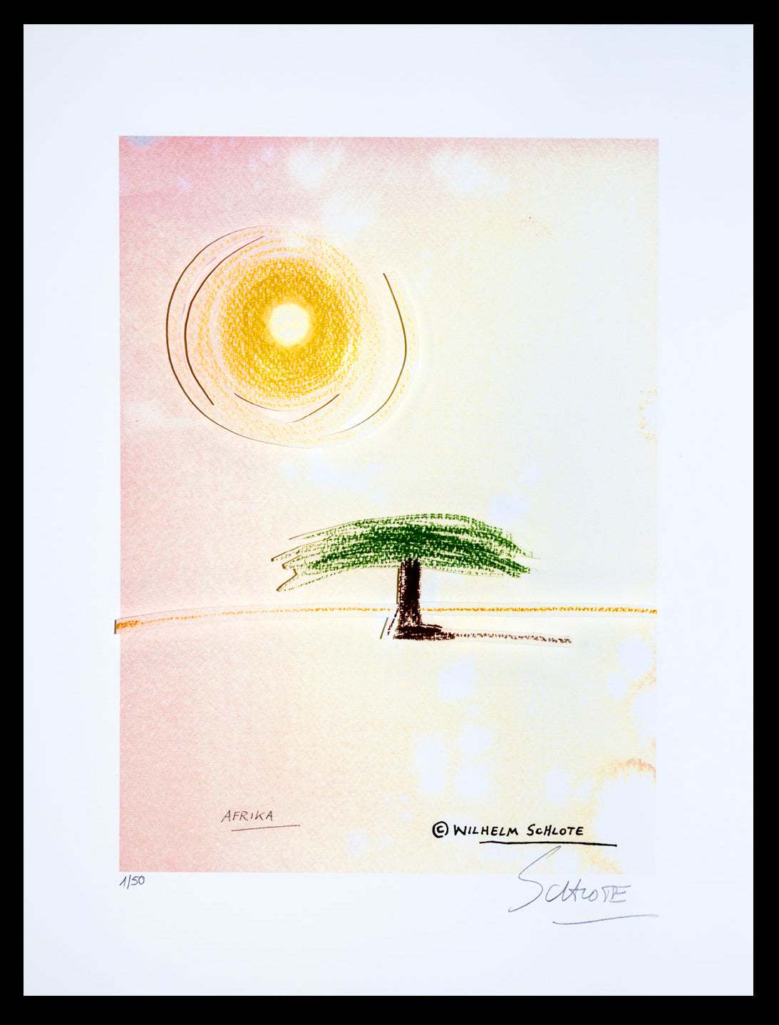 Schlote, Wilhelm - Afrique, 2016 - Giclée - signé à la main