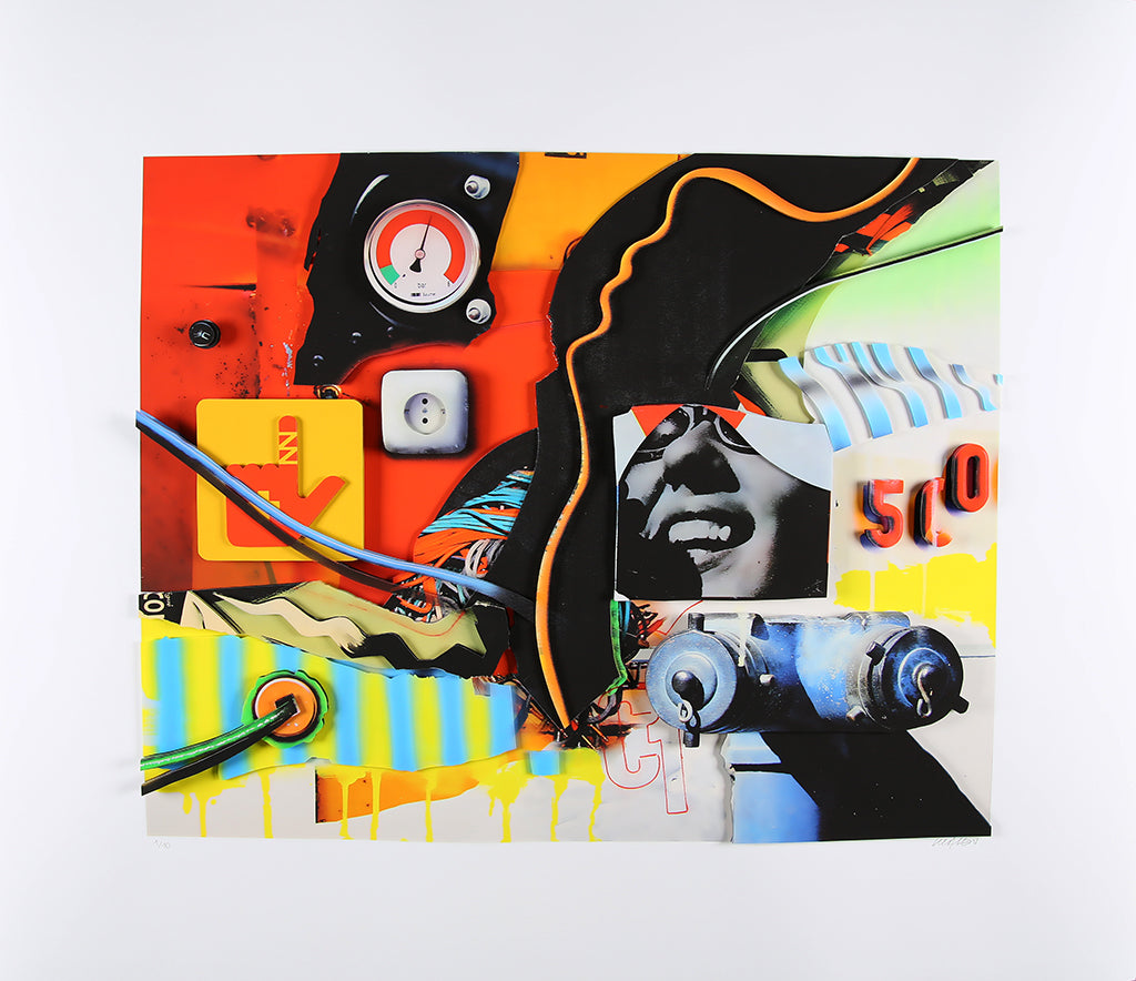 Klasen, Peter - Sourrire/Vanne Bleue - Deluxe - Giclée - handsigniert