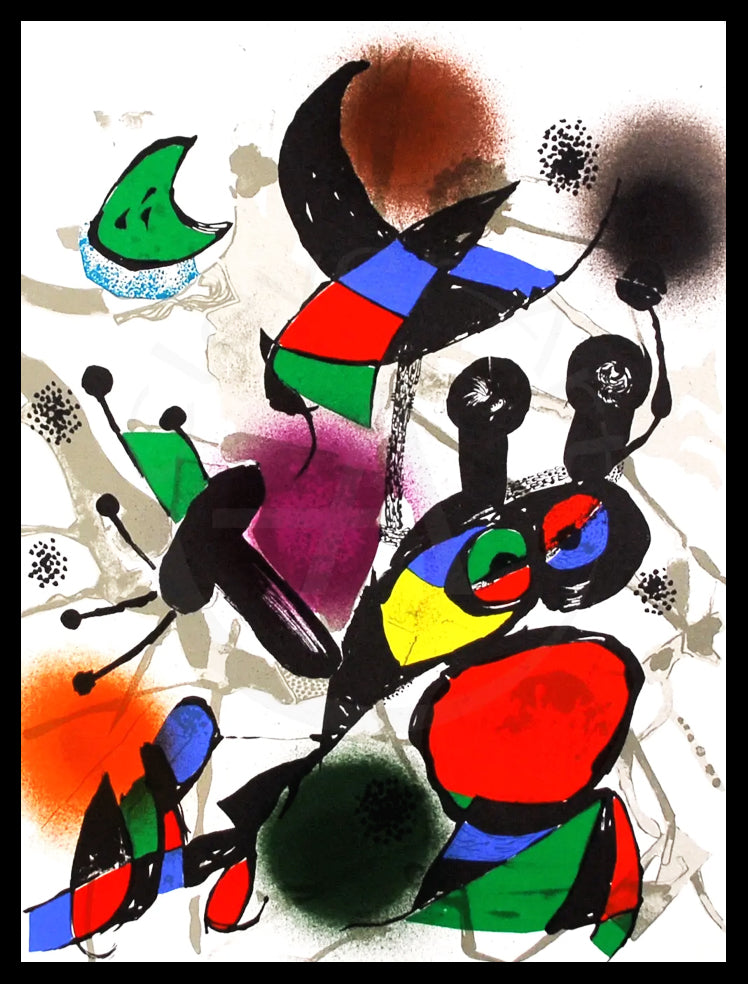 Miró, Joan - Litografia original II - Mourlot 1114 - Farblithografie