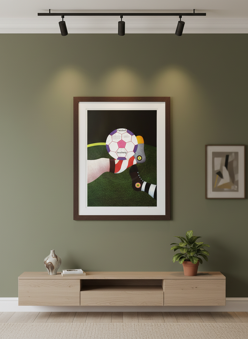 Genkinger, Fritz - Fussball - Farboffsetlithografie
