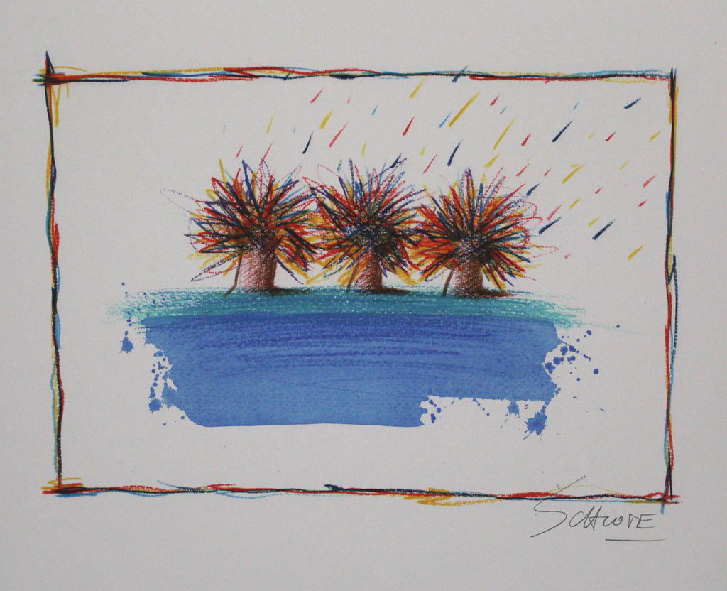 Schlote, Wilhelm - Kranenburg - signé à la main - Giclée