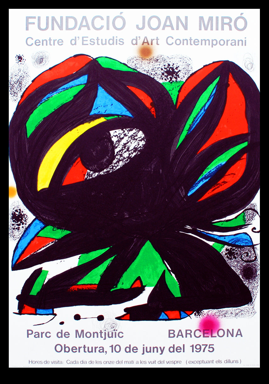 Miró, Joan - Fundacio Joan Miro, 1975 - lithographie couleur limitée