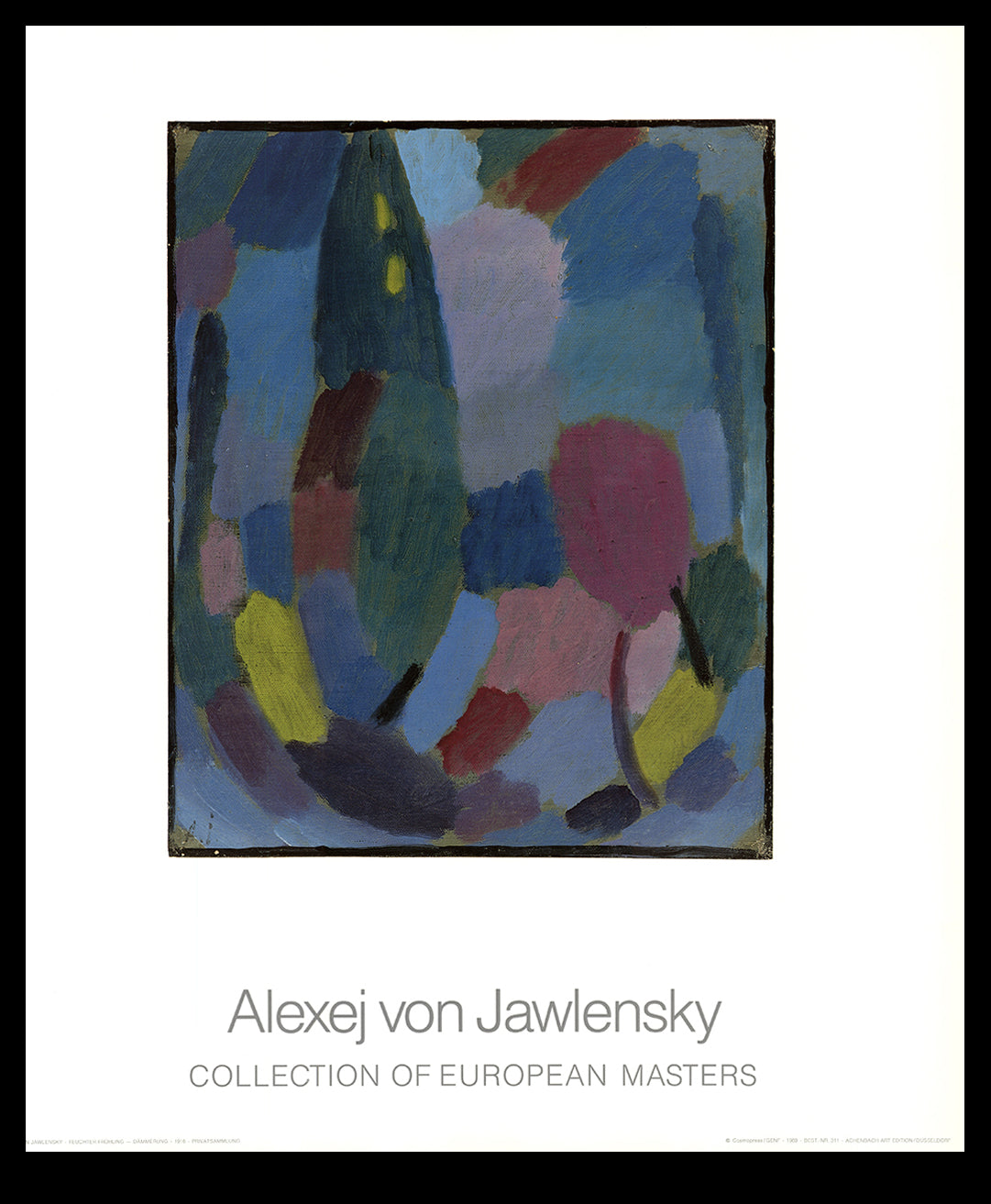 Jawlensky von, Alexej - Crépuscule de printemps - Collection des maîtres européens