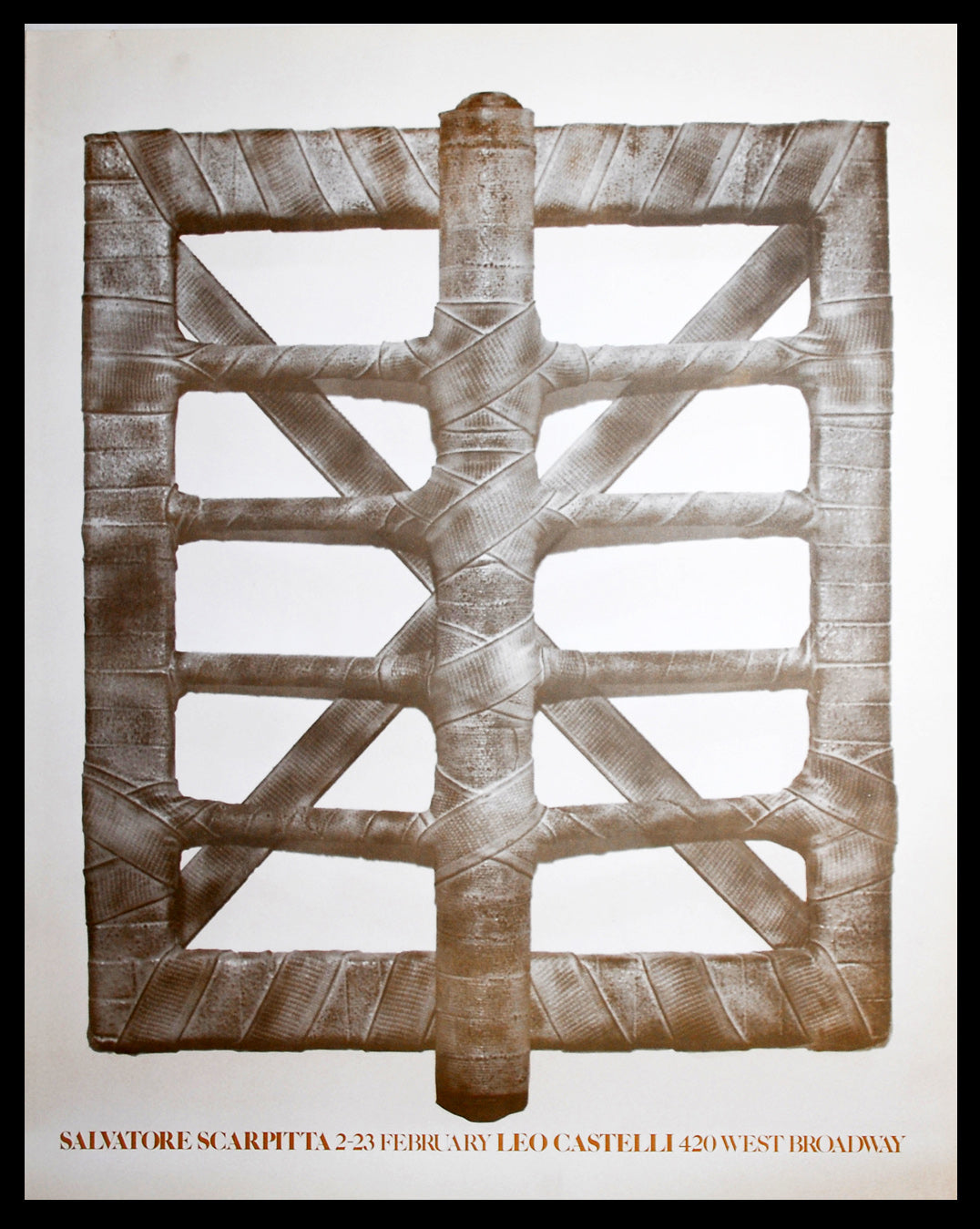 Scarpitta,Salvadore - At Castelli's - New York - exhibition poster