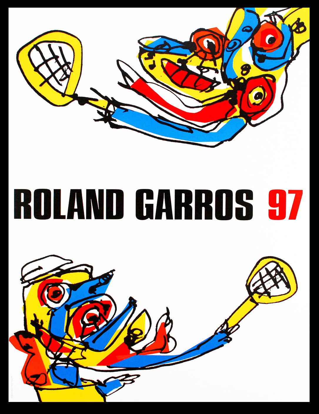 Saura, Antonio - Roland Garros, 1997 - Farboffsetlithografie