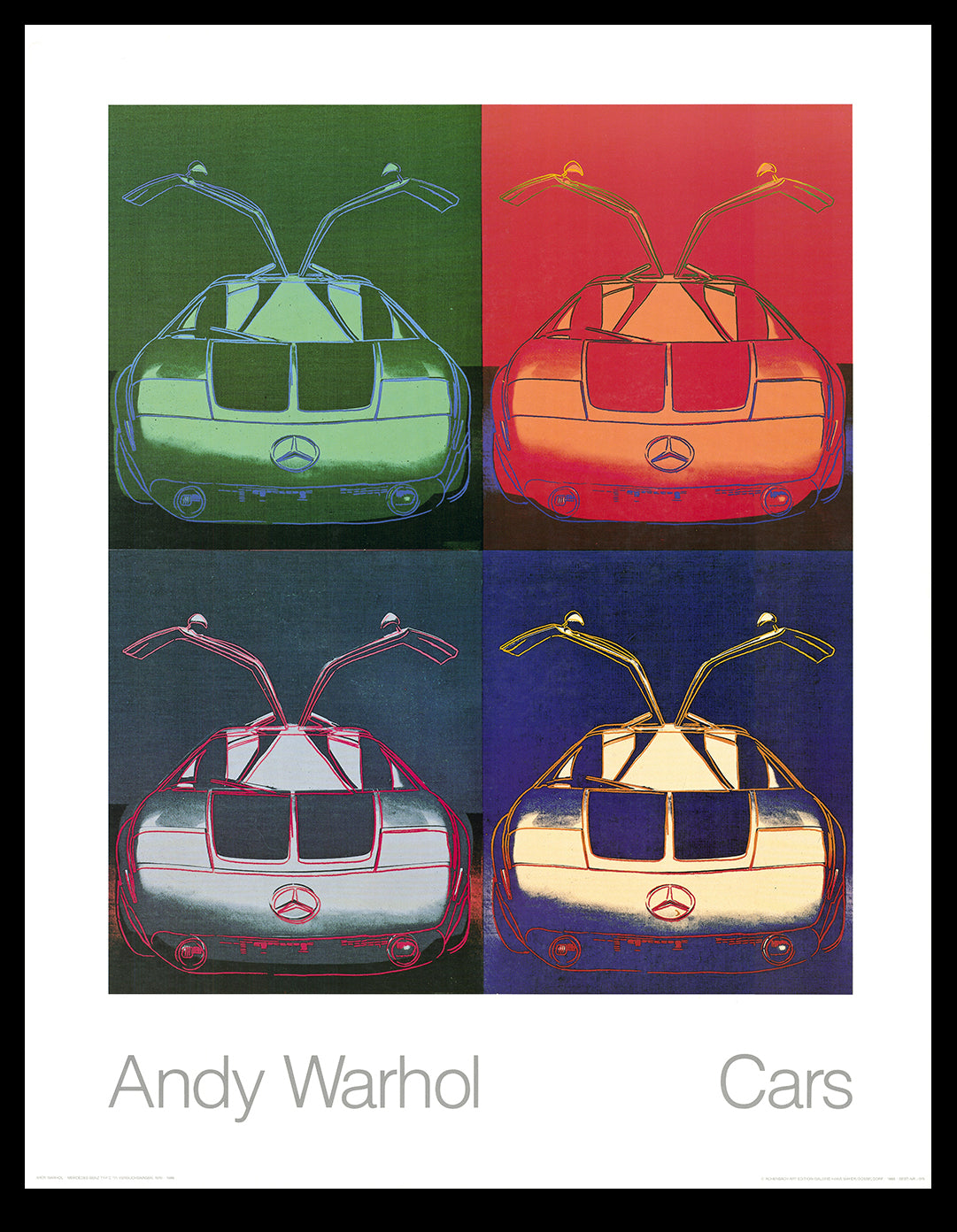 Warhol, Andy - Mercedes-Benz Type C 111, véhicule expérimental - estampe
