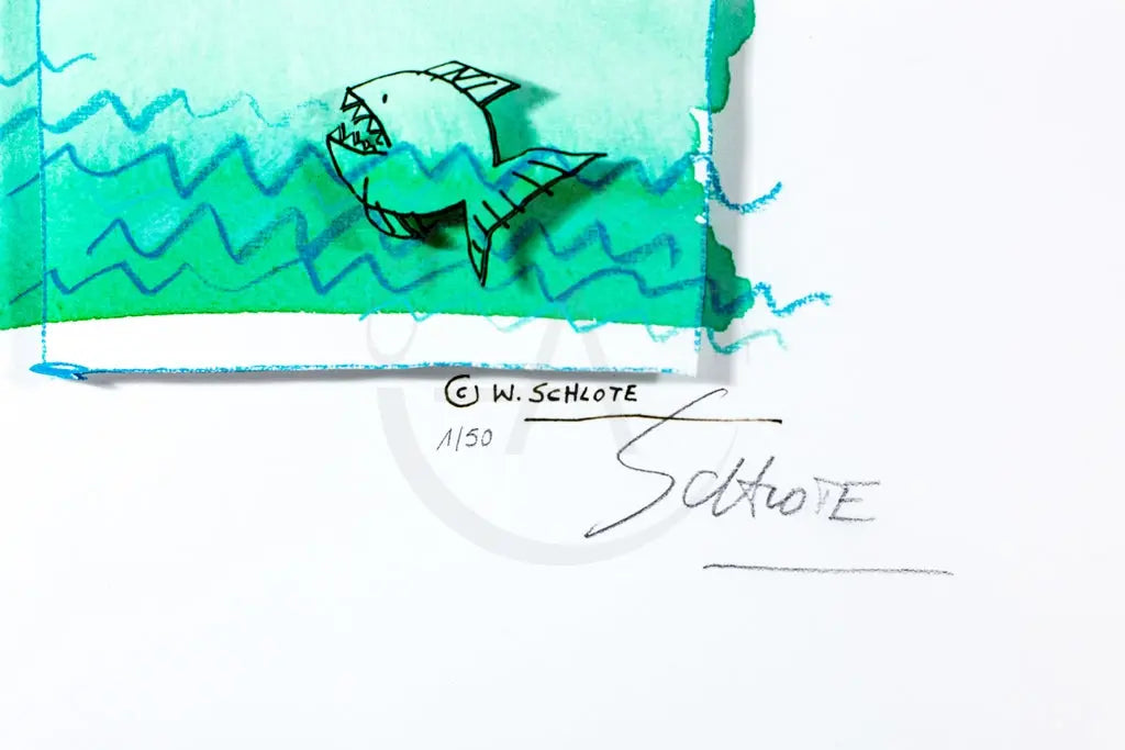 Schlote, Wilhelm - ohne Titel - 3D-Konstruktion - handsigniert Clever Art