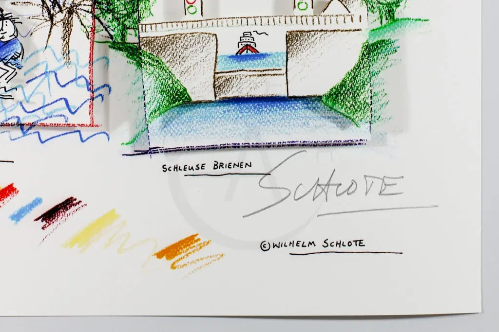 Schlote, Wilhelm - Kleve - 3D - handsigniert Clever Art