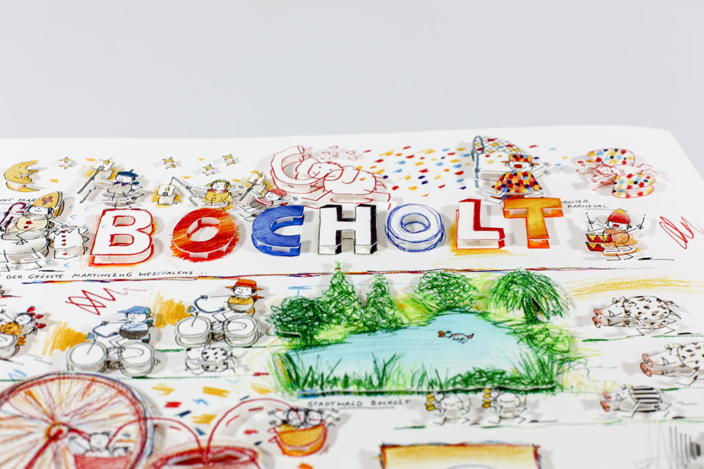 Schlote, Wilhelm - Bocholt - 3D-Konstruktion - handsigniert Clever Art