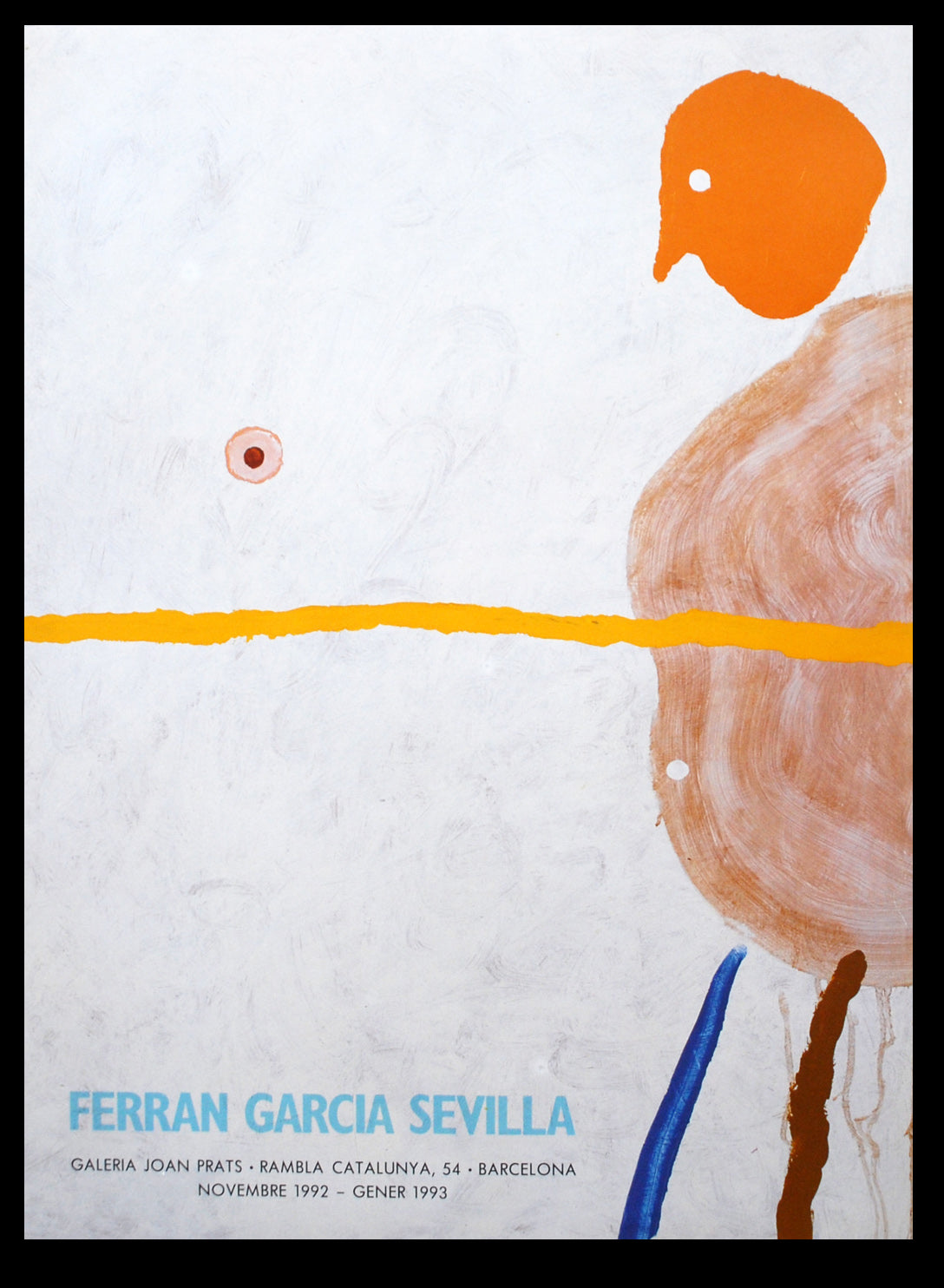 Sevilla, Garcia - Galeria Joan Prats, 1992 - Ausstellungsplakat