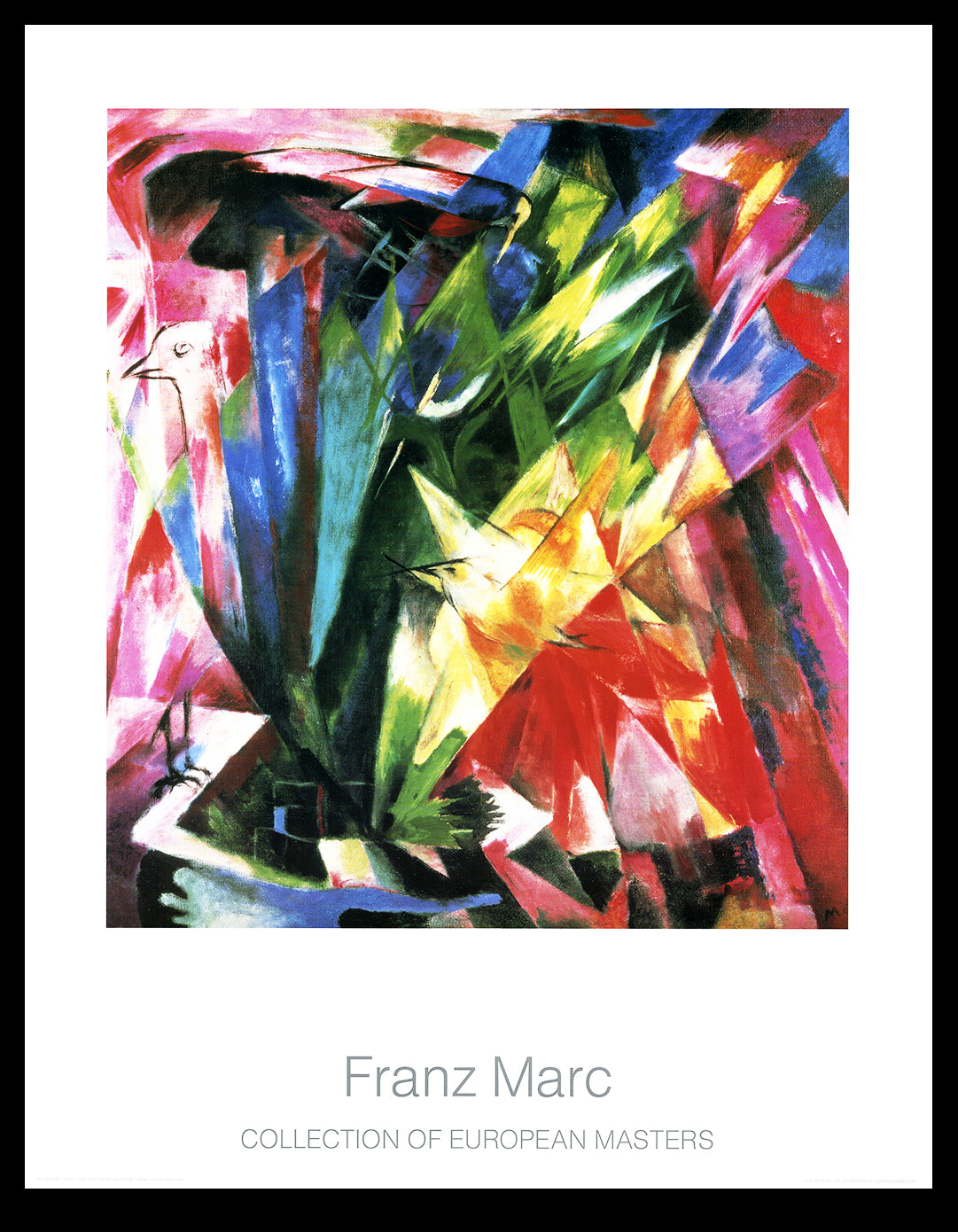 Marc, Franz - Oiseaux - Collection de maîtres européens - Tirage d'art