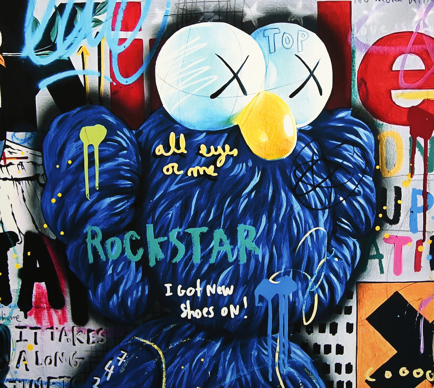 Jisbar (Jean-Baptiste Launay) - All Eyes On Me, 2023 - Gicleé - hand signed