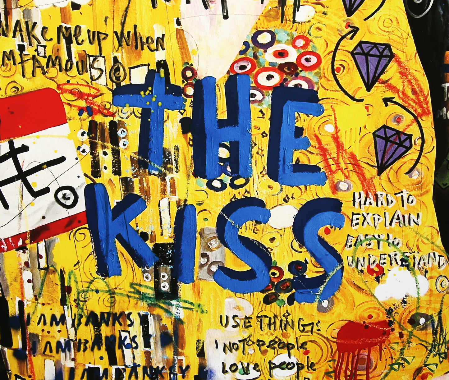 Jisbar (Jean-Baptiste Launay) -The Kiss, 2023 - Gicleé - hand signed