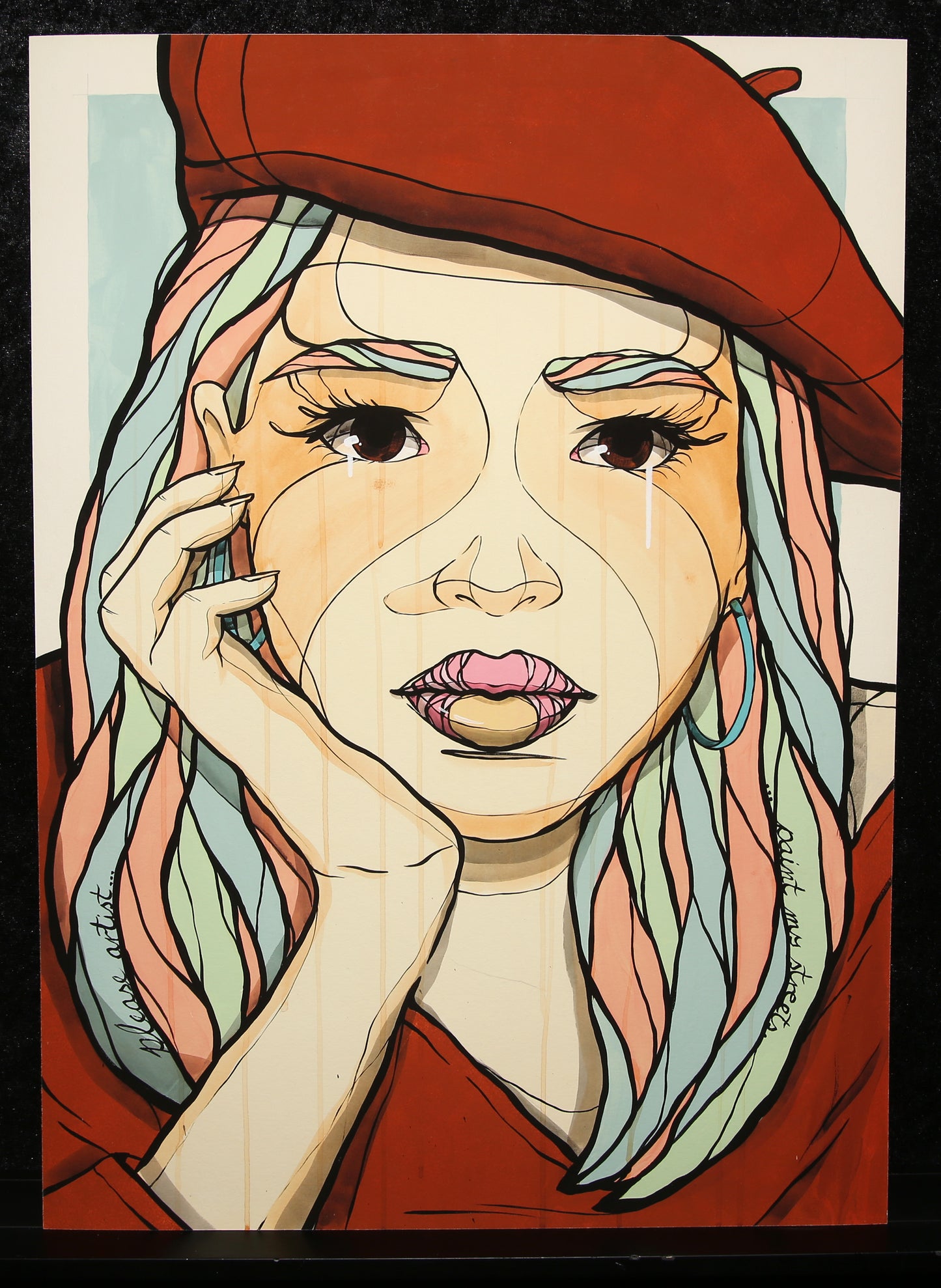 El Bocho - Please artist paint my streets - 2020 - Giclee - handsigniert